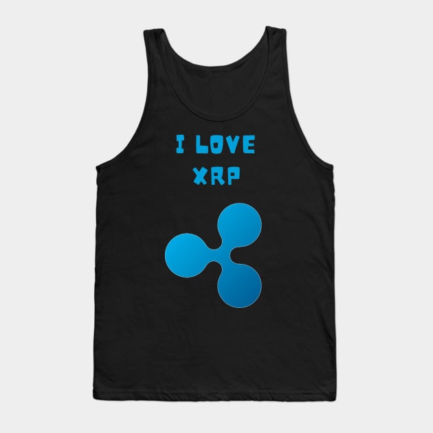 I LOVE XRP Tank Top by CRYPTO STORE